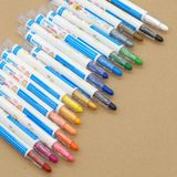 Văn Phòng Phẩm DUKA: Bút Sáp Màu Xoay - Twist Crayon 24 Màu - Hộp Nhựa PP (DK3302-24)