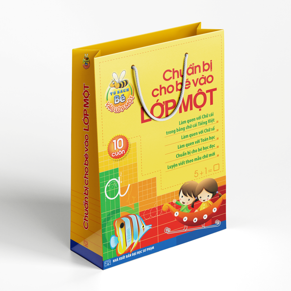 Sách: Chuẩn Bị Cho Bé Vào Lớp Một - Túi 10 Cuốn
