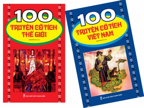  Sách: Combo 100 Truyện Cổ Tích Việt Nam + 100 Truyện Cổ Tích Thế Giới 
