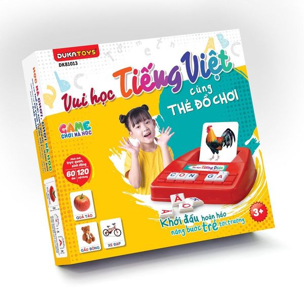 Đồ Chơi DUKA: Vui học Tiếng Việt Cùng Thẻ Đồ Chơi