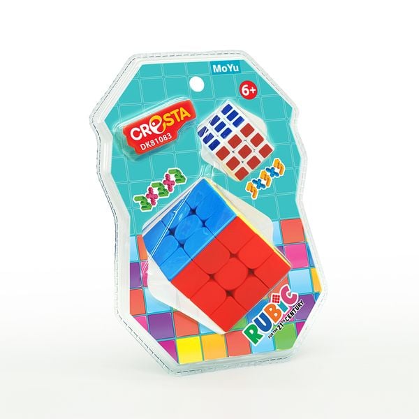 Đồ Chơi DUKA: Rubik 3x3x3 (kèm 1 Rubik nhỏ 3x3x3) - DK81083