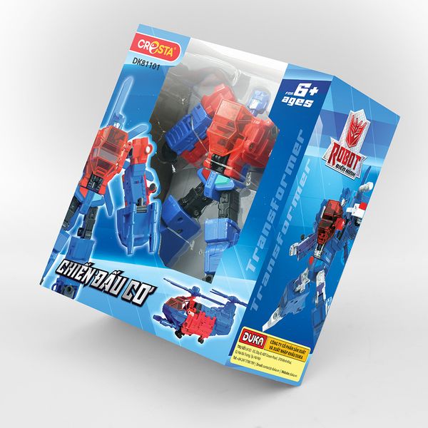 Đồ Chơi DUKA: Robot Biến Hình - Chiến Đấu Cơ - DK81101
