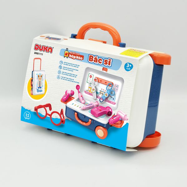Đồ Chơi DUKA: Bộ Đồ Chơi Hộp Kéo - Bác Sĩ (11 Chi Tiết) - DK81111