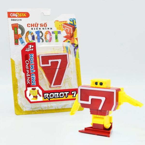 Đồ Chơi DUKA: Chữ Số Biến Hình - ROBOT 7 (DK81219)