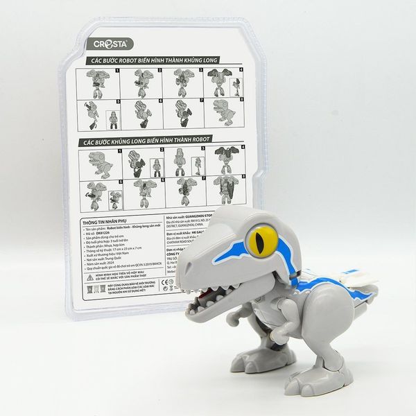 Đồ Chơi DUKA: Robot Biến Hình - Khủng Long Săn Mồi (DK81226)