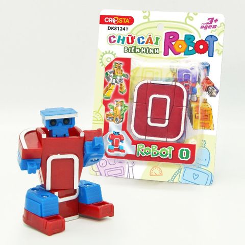  Đồ Chơi DUKA: Chữ Cái Biến Hình - ROBOT O (DK81241) 