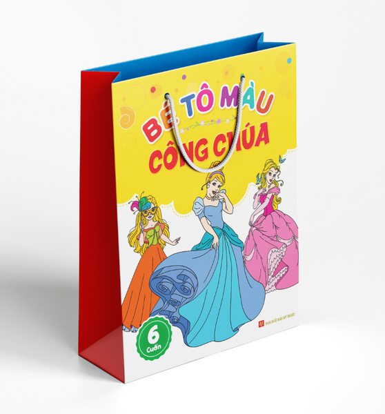 Sách: Bé Tô Màu Công Chúa - Túi 6 Cuốn