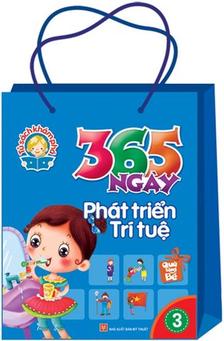  Sách: Tủ Sách Khám Phá - 365 Ngày Phát Triển Trí Tuệ 3 (Túi 8 Cuốn) 