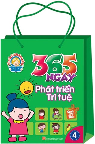  Sách: Tủ Sách Khám Phá - 365 Ngày Phát Triển Trí Tuệ 4 - Túi 8 Cuốn 