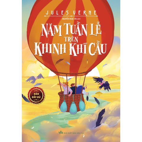  Sách: Năm Tuần Lễ Trên Khinh Khí Cầu - Jules Gabriel Vern 