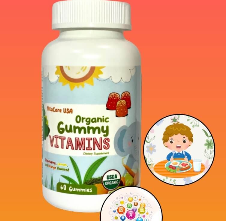  Kẹo Siêu Dinh Dưỡng Organic Gummy Vitamins Cho Trẻ Em 