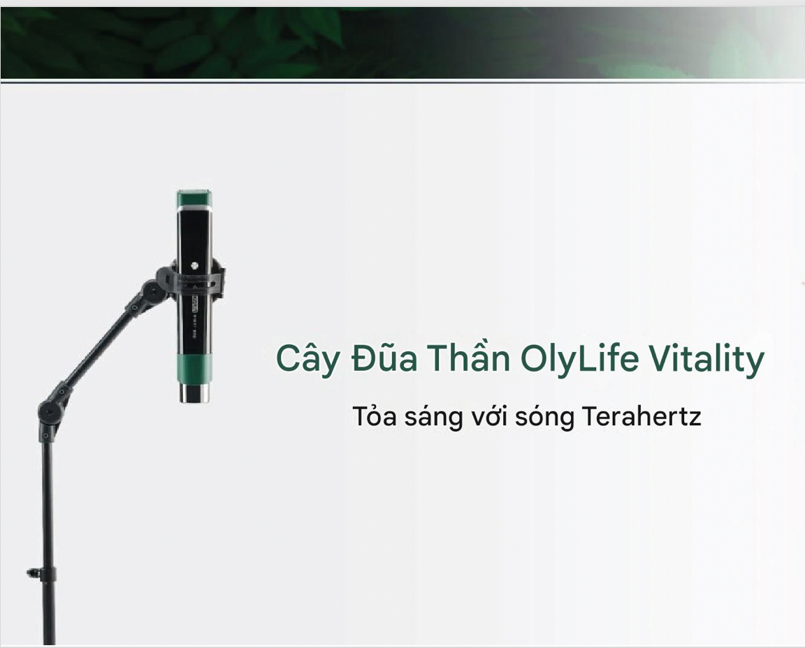 OlyLife Vitality Wand – Thiết bị sóng Terahertz hỗ trợ chăm sóc sức khỏe toàn diện
