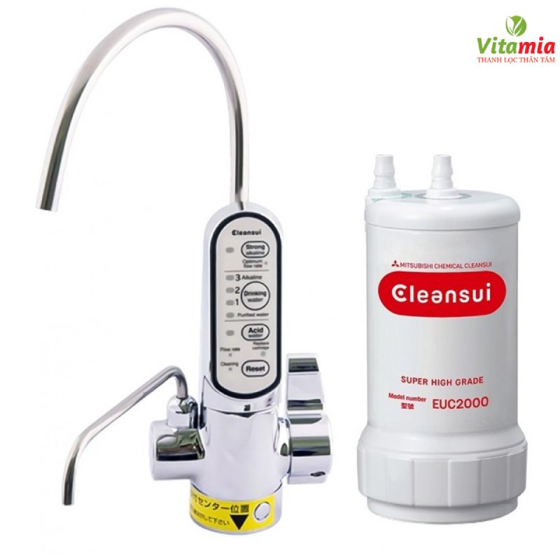 Máy lọc nước Mitsubishi Cleansui EU301 - Máy lọc nước ion kiềm chính hãng Nhật Bản 100%