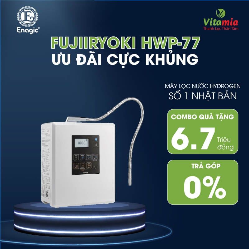 Máy lọc nước Fujiiryoki HWP-77 nhập khẩu nguyên chiếc từ Nhật Bản