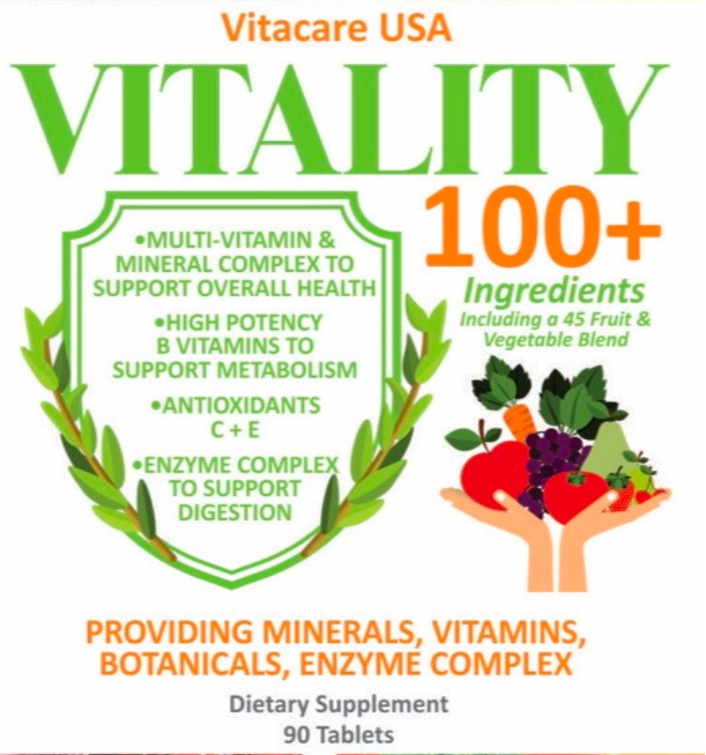 Vitality 100+ Viên Uống Dinh Dưỡng Toàn Diện
