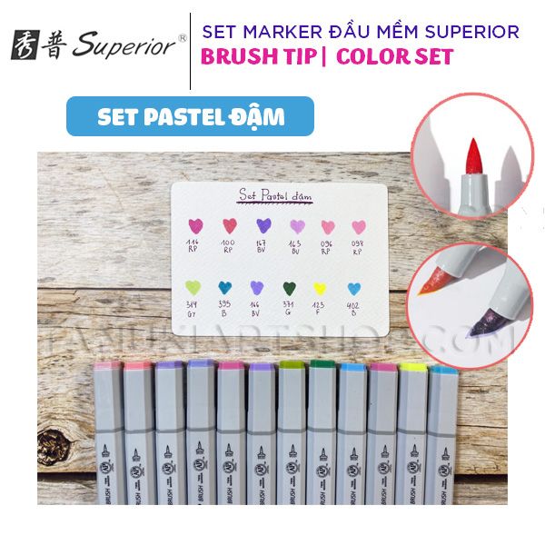 Bán [Tặng thêm bút, hộp đựng & bảng màu] Bút vẽ, bút màu Marker Touch Cool  tặng hộp đựng siêu xinh, hộp bút màu cho bé tập vẽ gồm 30 bút màu,