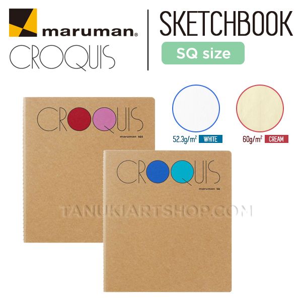 Sketchbook phác thảo Maruman Croquis S163 – tanukiartsupplies