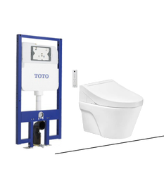 Bàn Cầu TOTO CW822REA/TCF24460AAA/WH172AT/TCA465 Nắp Điện Tử Treo Tường