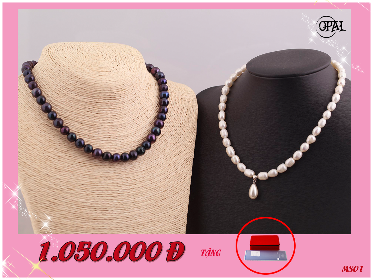 MS01- Set trang sức ngọc trai OPAL