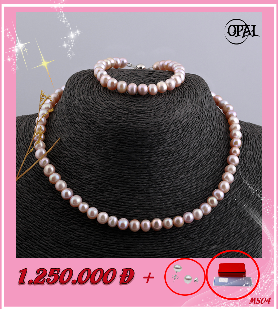 MS 04 - Bộ trang sức ngọc trai OPAL