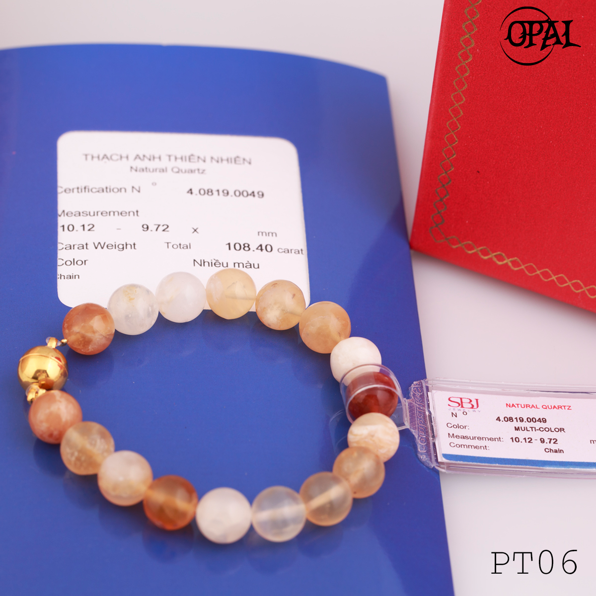 PT06 - Vòng đá thạch anh thiên nhiên