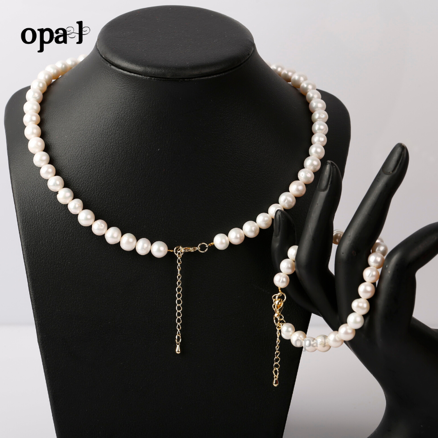 Bộ Trang sức Vòng cổ - Vòng Tay Ngọc trai Opal