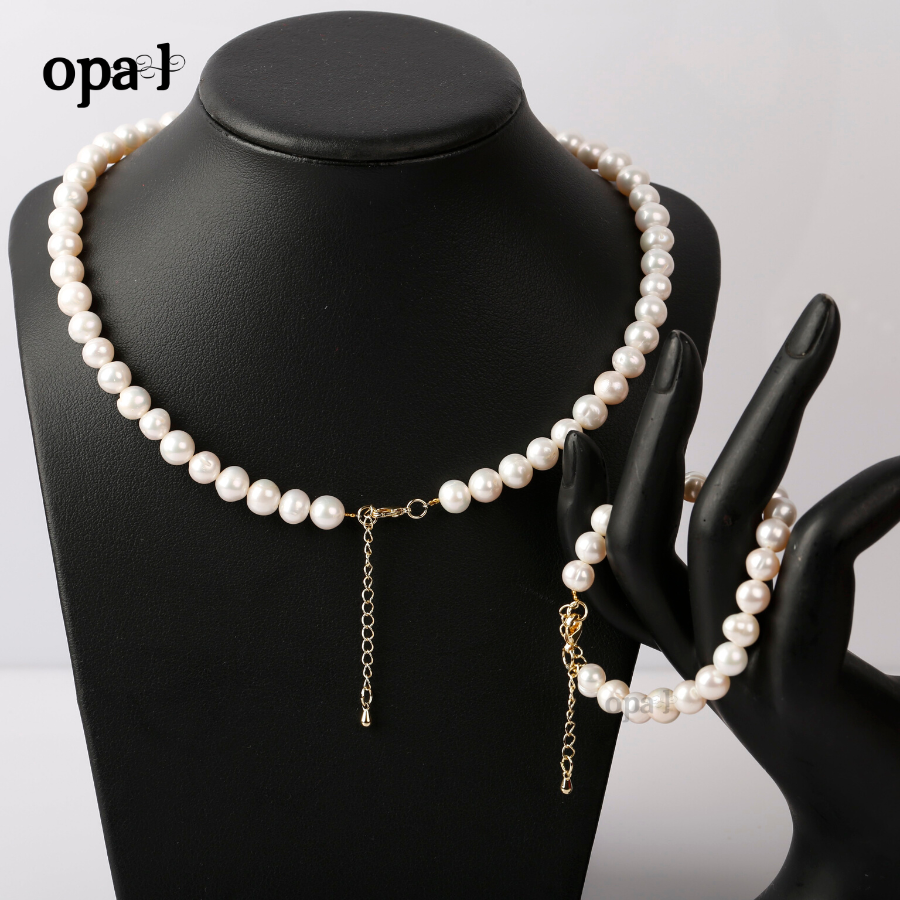  Bộ Trang sức Vòng cổ - Vòng Tay Ngọc trai Opal 