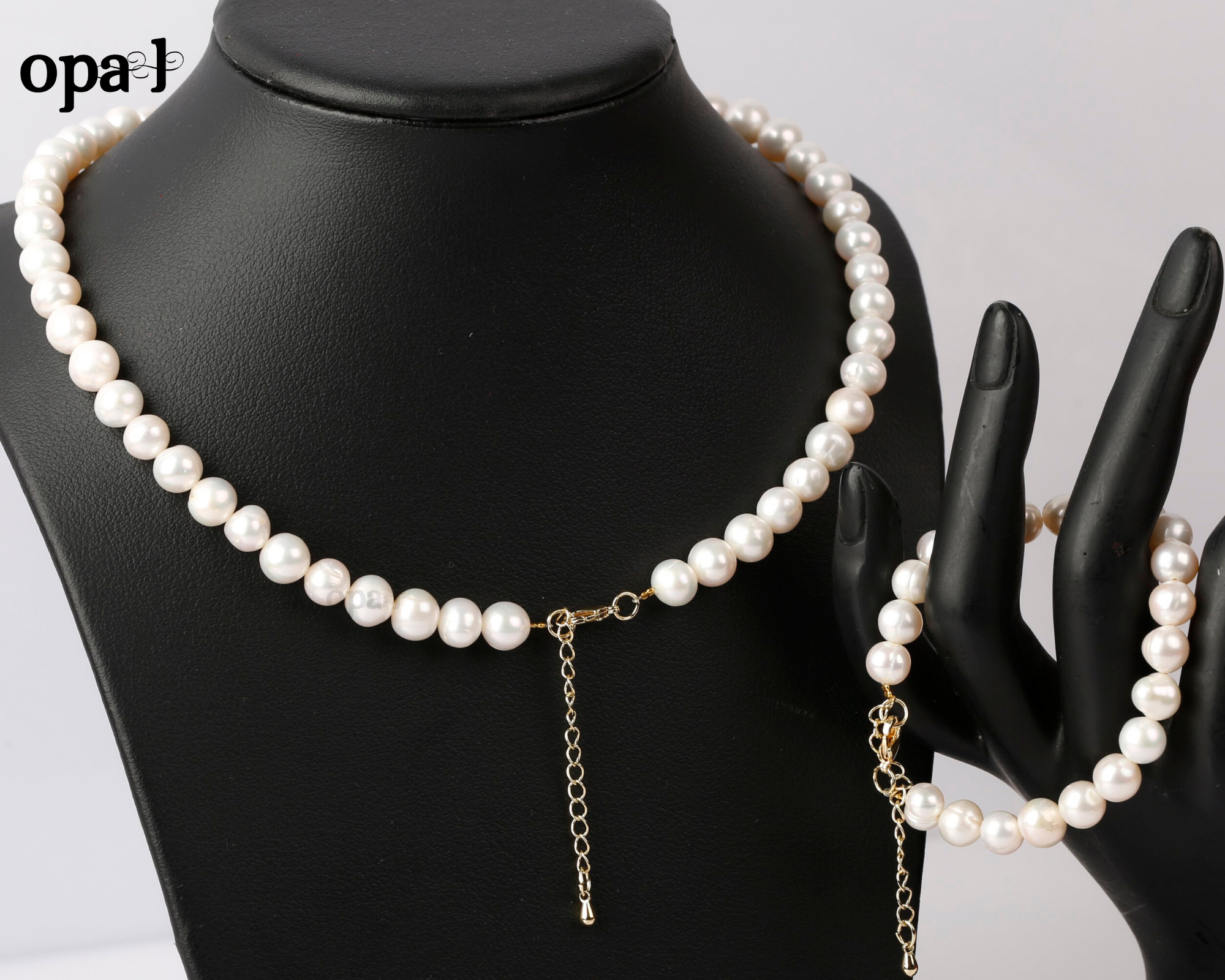 Bộ Trang sức Vòng cổ - Vòng Tay Ngọc trai Opal