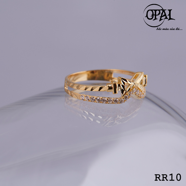 RR10- Nhẫn bạc nữ đính đá Ross OPAL 