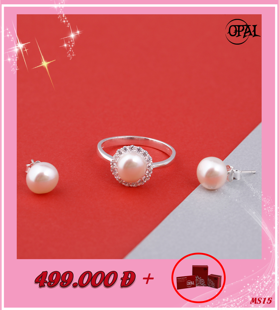 MS15 - Bộ trang sức ngọc trai OPAL