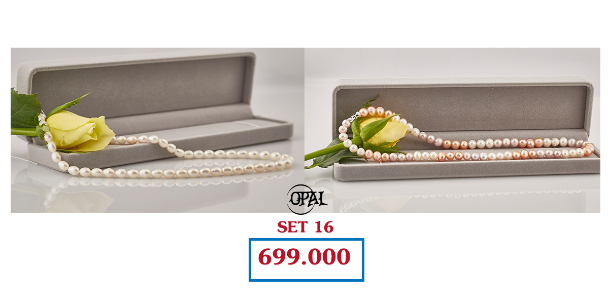 SET 16 - Bộ trang sức ngọc trai Opal