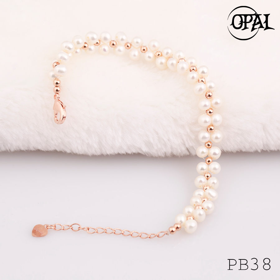PB38- Chuỗi vòng tay ngọc trai OPAL SKU:PB35