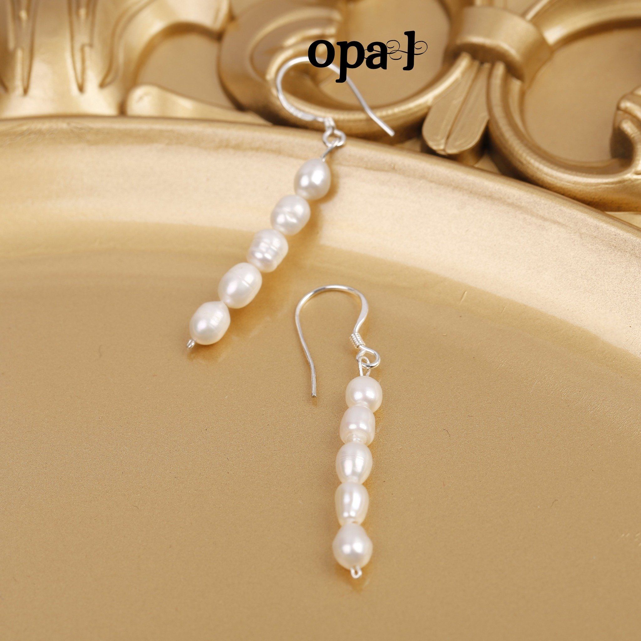 Hoa tai dáng dài thiết kế độc quyền từ Opal