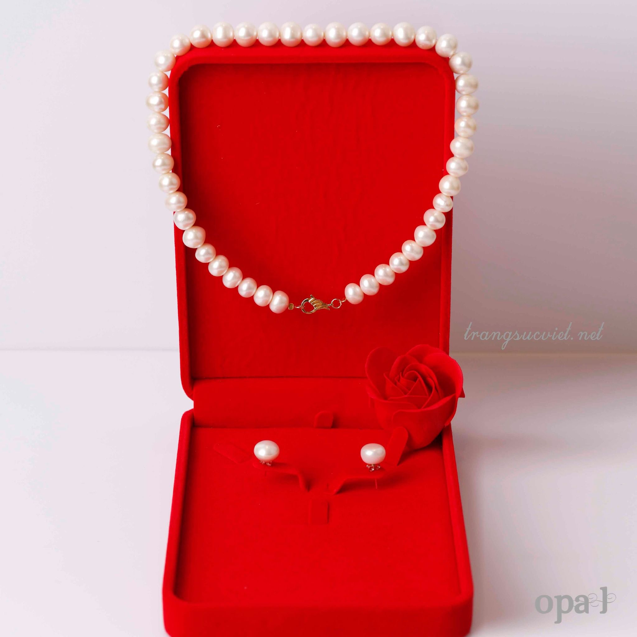 Chuỗi vòng cổ ngọc trai sang trọng 10ly