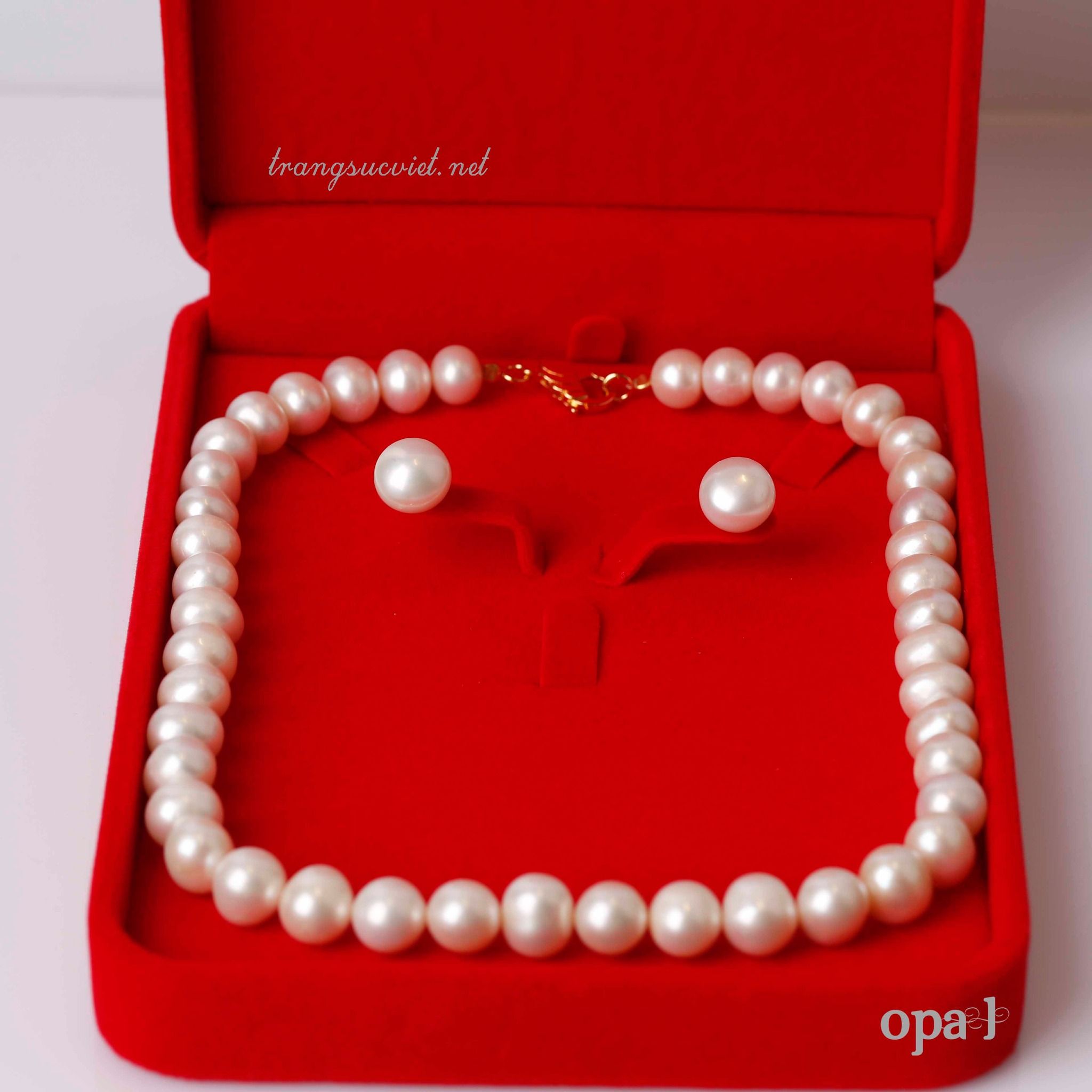 Chuỗi vòng cổ ngọc trai sang trọng 10ly