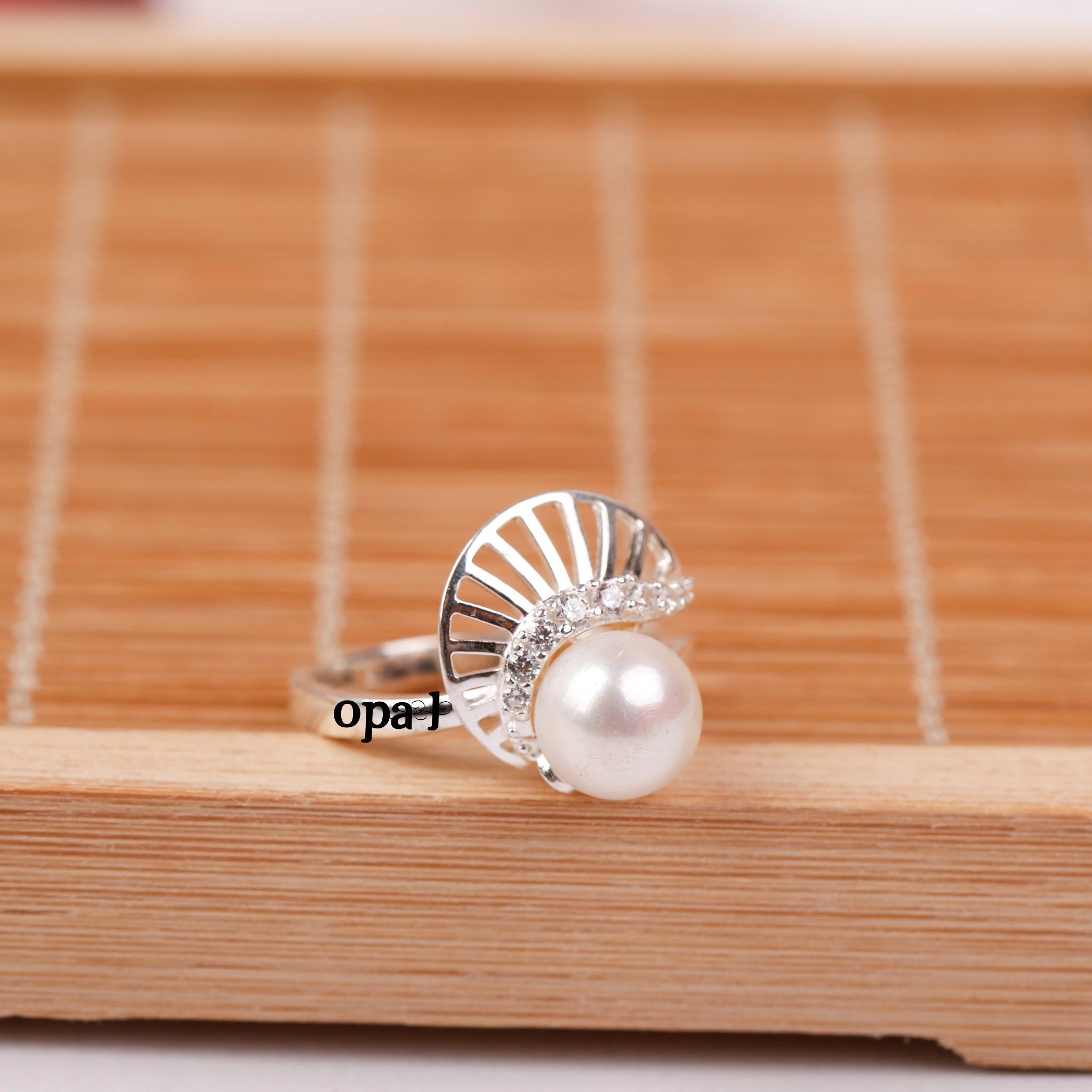  Dây chuyền và Nhẫn Bạc đính Ngọc trai phong cách mới thương hiệu Opal 