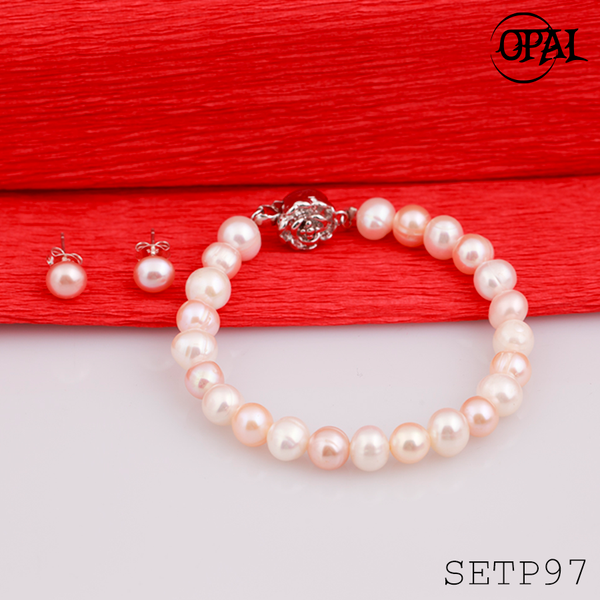  SETP97-Bộ trang sức ngọc trai OPAL 