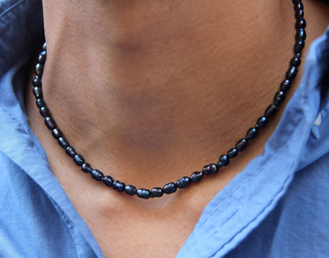 DÂY CHUYỀN NGỌC TRAI CHO NAM THƯƠNG HIỆU OPAL HT2