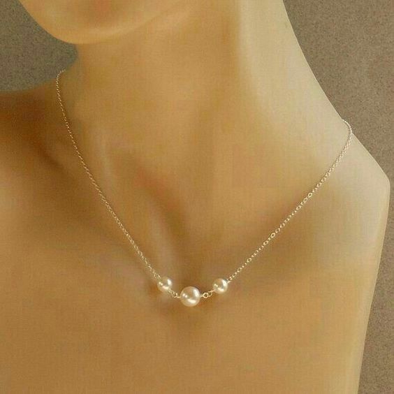 DÂY CHYỀN ĐÍNH NGỌC TRAI - CHẤT LIỆU BẠC THƯƠNG HIỆU OPAL