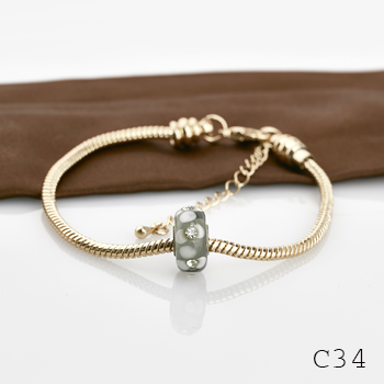 C34- Vòng tay charm Opal