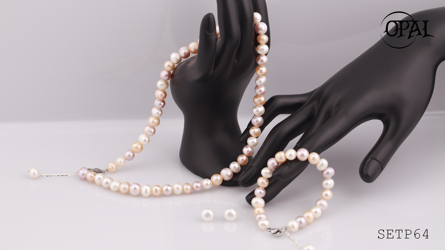 SETP64-Bộ trang sức ngọc trai OPAL