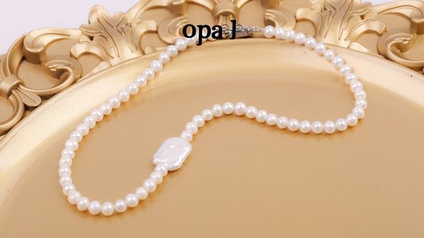  Set Vòng cổ Choker Ngọc Trai và Hoa tai Ngọc Trai siêu cá tính 