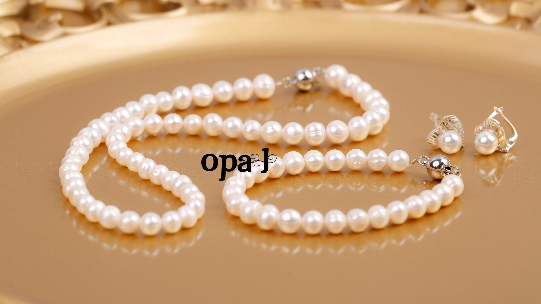  Bộ trang sức vòng cổ-vòng tay-hoa tai Ngọc trai Opal sang trọng, tinh tế được thiết kế  từ Ngọc trai  bảo đảm chất lượng. 