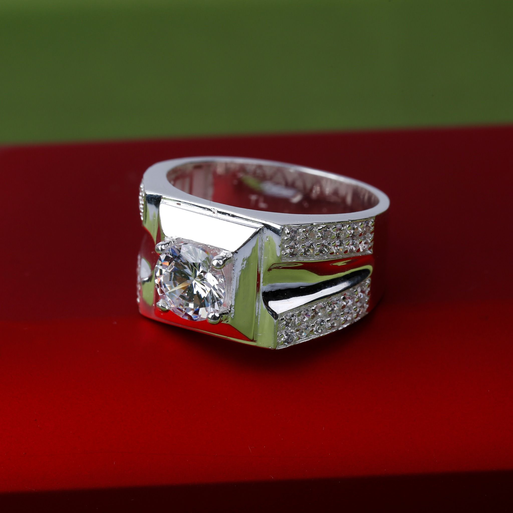 Nhẫn Bạc Nam đính đá cao cấp RM04 thương hiệu Opal