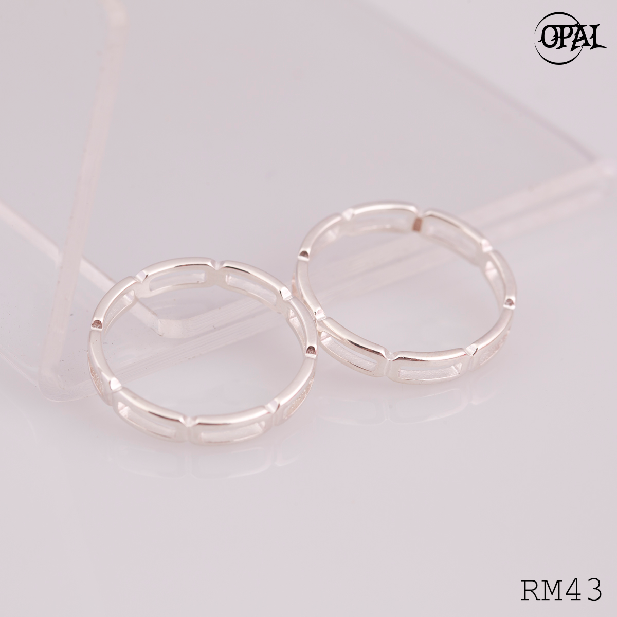 RM43 - Nhẫn tình nhân cao cấp Opal