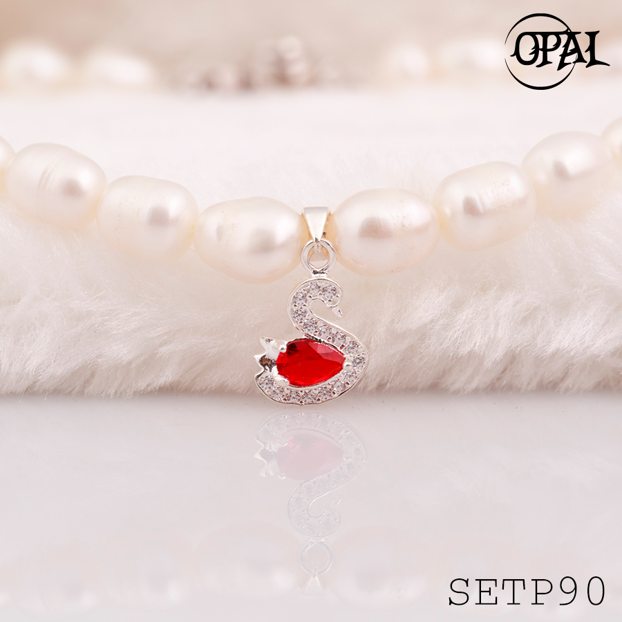 SETP90-Bộ trang sức ngọc trai OPAL