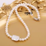  Set Vòng cổ Choker Ngọc Trai và Hoa tai Ngọc Trai siêu cá tính 