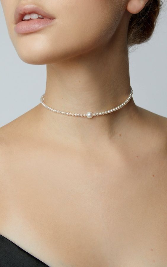 BST Choker Ngọc Trai phong cách hiện đại thương hiệu Opal