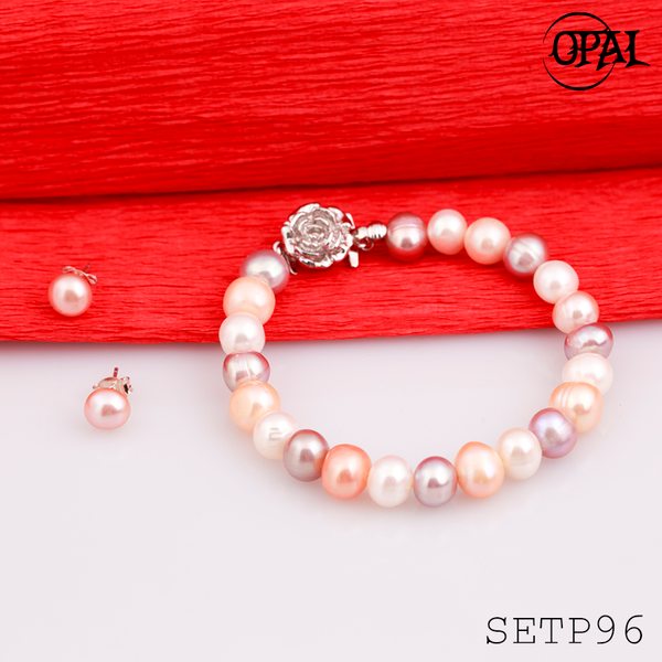  SETP96-Bộ trang sức ngọc trai OPAL 