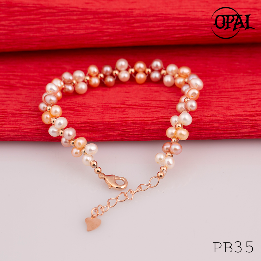 PB35- Chuỗi vòng tay ngọc trai OPAL
